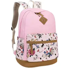 Leaper Floral School Backpack College Bookbag