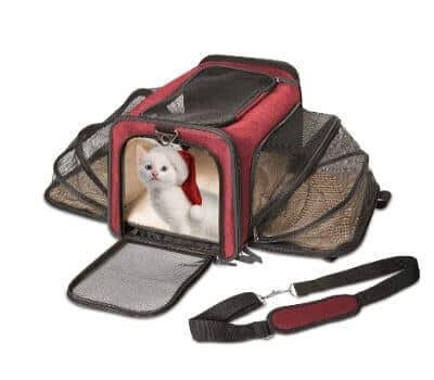 Premium Airline Approved Expandable Pet Carrier by Pet Peppy