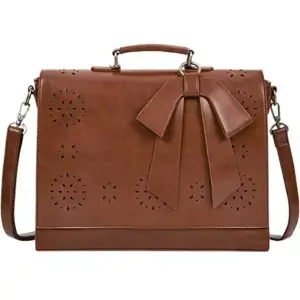 ECOSUSI Women's Briefcase Vegan Leather Laptop Bag