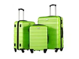 COOLIFE Luggage 3 Piece Set Suitcase Spinner Hardshell Lightweight