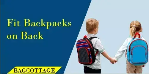 fit backpack on your back